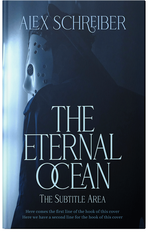 Front view of Premade Mystery & Thriller & Suspense Book Cover - Regent St Blue