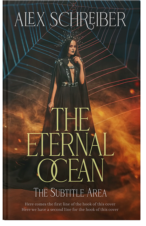 Front view of Oil #33605 - Premade Fantasy Book Cover