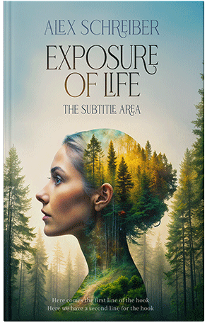 Pre Made Book Cover Foggy Gray