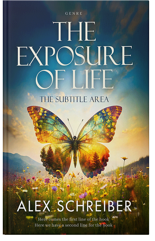 Front view of Premade Surreal Book Cover - Putty