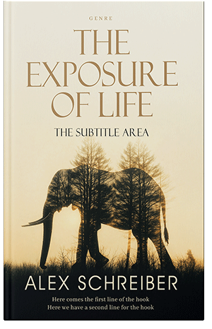 Pre Made Book Cover Log Cabin