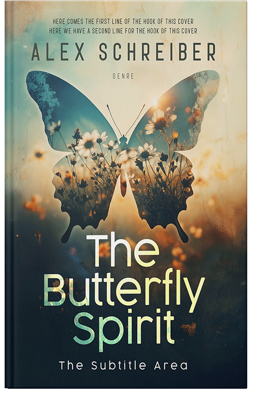 Front view of Sapling #33619 - Premade Surreal Book Cover