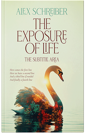 Pre Made Book Cover Chrome White