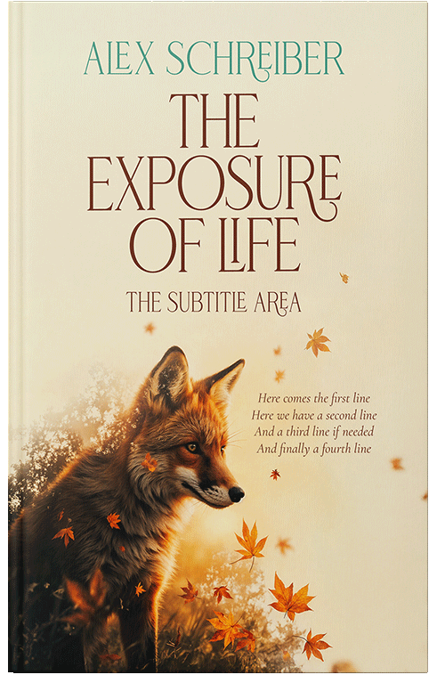 Front view of Premade Nature Book Cover - Mint Julep