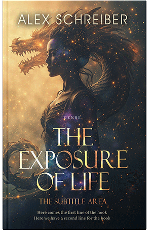 Pre Made Book Cover Harvest Gold