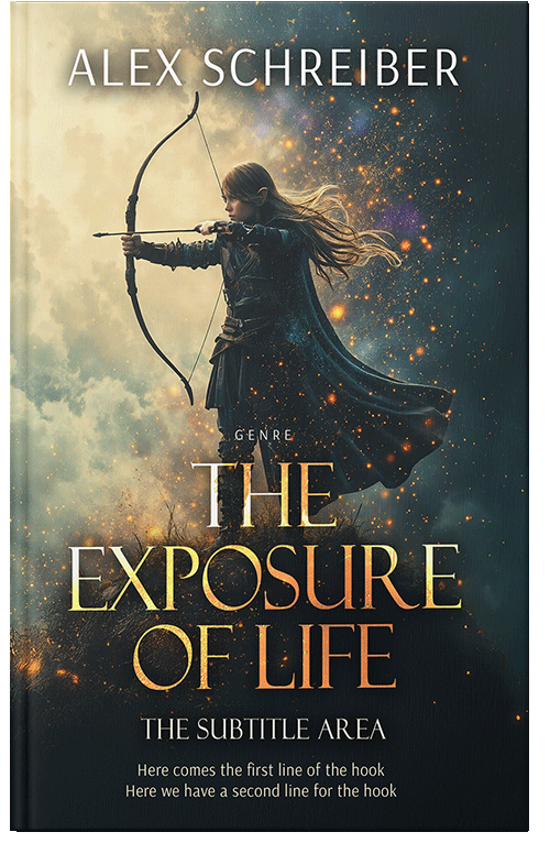 Front view of Premade Fantasy Book Cover - Pavlova