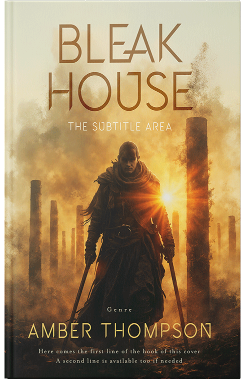 Front view of Tussock #33638 - Premade Fantasy Book Cover