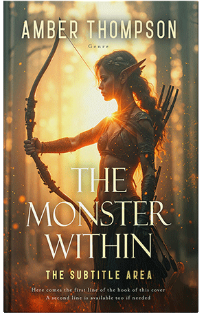 Pre Made Book Cover Old Copper