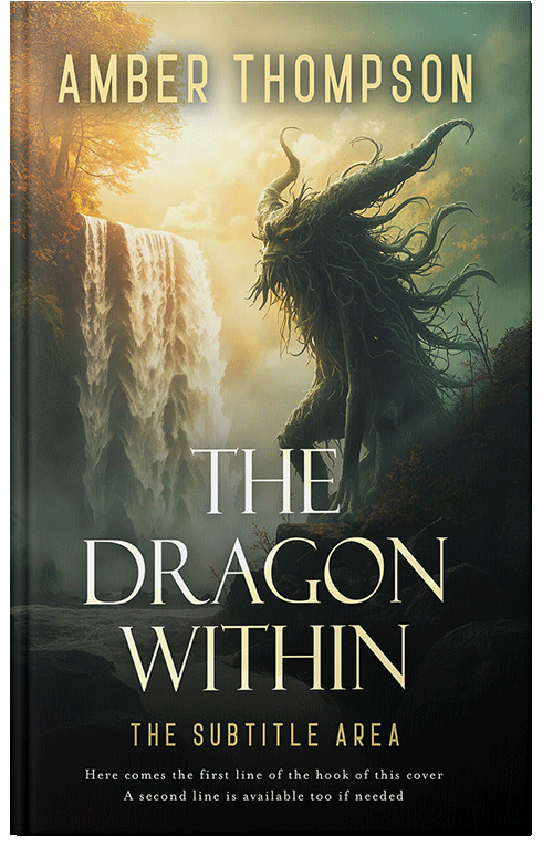 Front view of Brandy #33653 - Premade Fantasy Book Cover