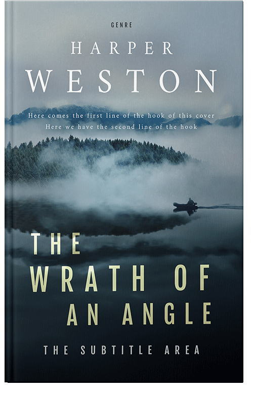 Front view of Premade Mystery & Thriller & Suspense Book Cover - Slate Gray