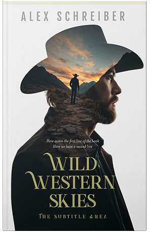 Pre Made Book Cover Outer Space