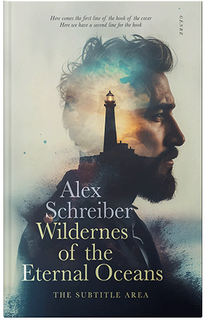 Pre Made Book Cover Foggy Gray