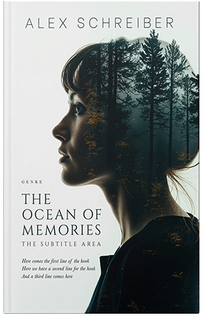 Pre Made Book Cover Black Haze