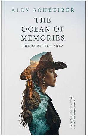 Pre Made Book Cover Lunar Green