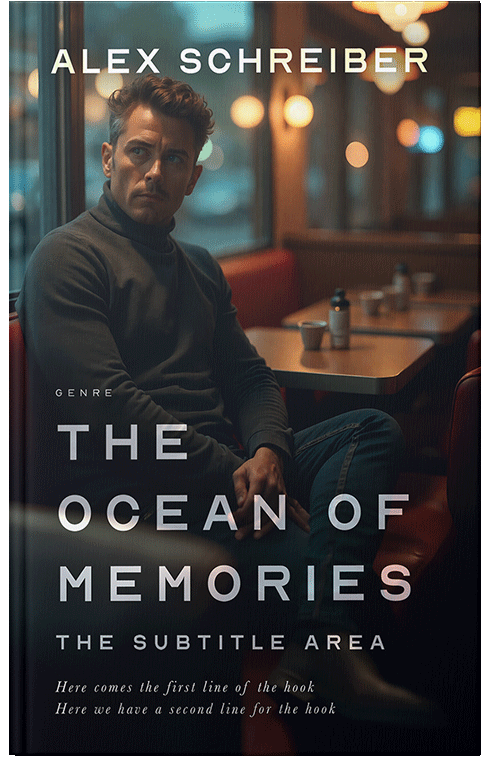 Front view of Shark #33697 - Premade Mystery & Thriller & Suspense Book Cover