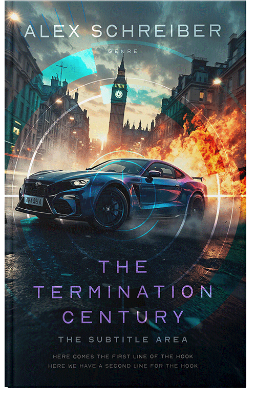 Front view of Tan #33711 - Premade Mystery & Thriller & Suspense Book Cover