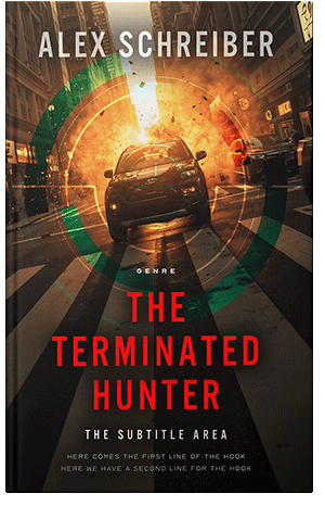 Pre Made Book Cover Red Damask