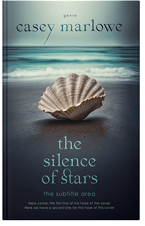 Pre Made Book Cover Outer Space