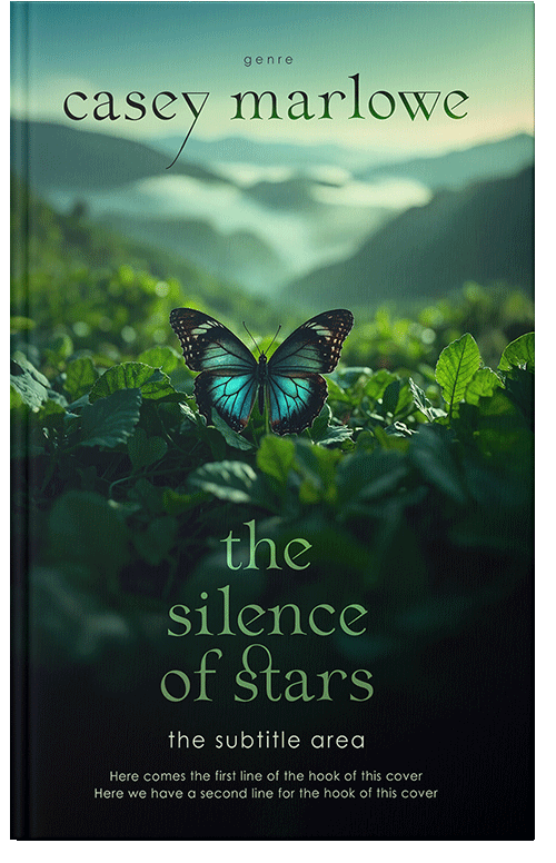 Front view of Premade Teen & Young Adult Book Cover - Pixie Green