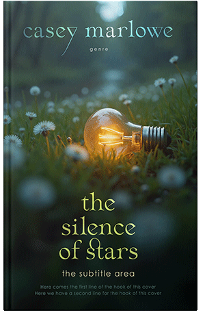 Pre Made Book Cover Green Kelp