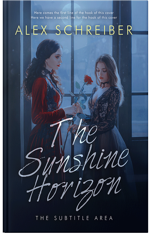 Front view of Black #33829 - Premade Mystery & Thriller & Suspense Book Cover