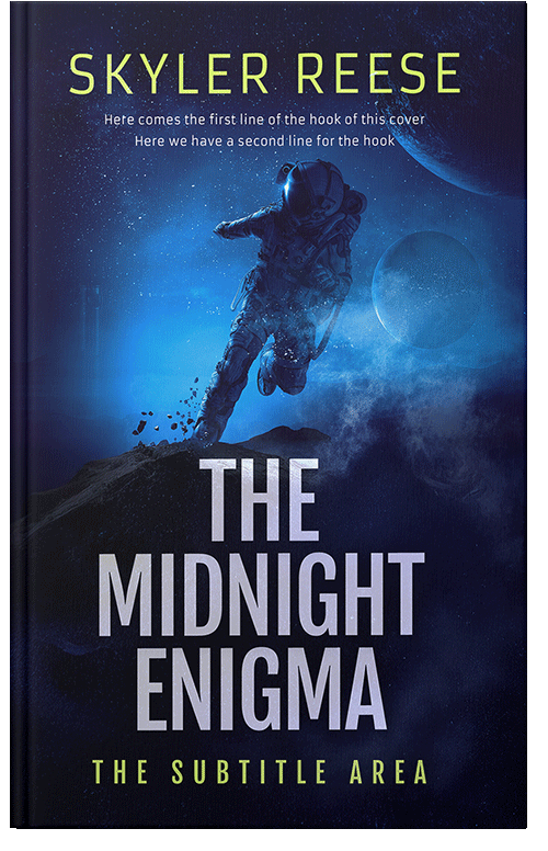 Front view of Black Pearl #33841 - Premade Science Fiction Book Cover