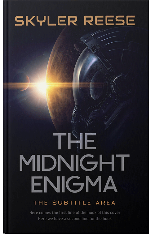 Front view of Cinder #33844 - Premade Science Fiction Book Cover