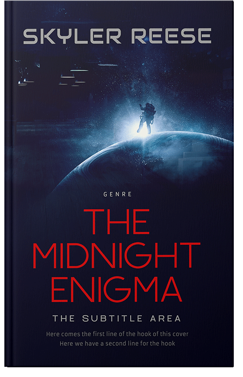 Front view of Premade Science Fiction Book Cover - Black Pearl