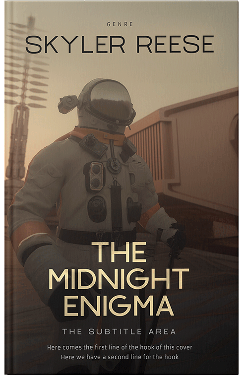 Front view of Premade Science Fiction Book Cover - Birch