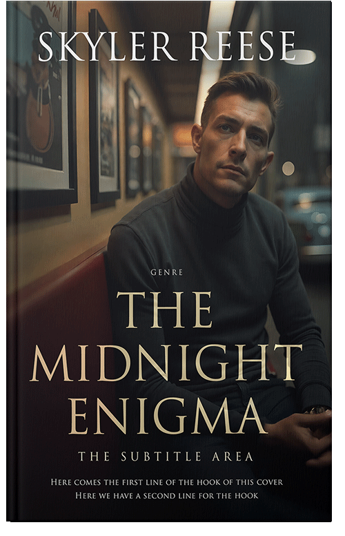 Front view of Cod Gray #33859 - Premade Mystery & Thriller & Suspense Book Cover