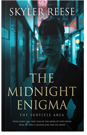 Pre Made Book Cover Black Pearl