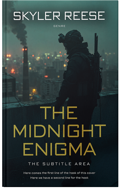 Front view of Premade Apocalyptica Book Cover - Aztec