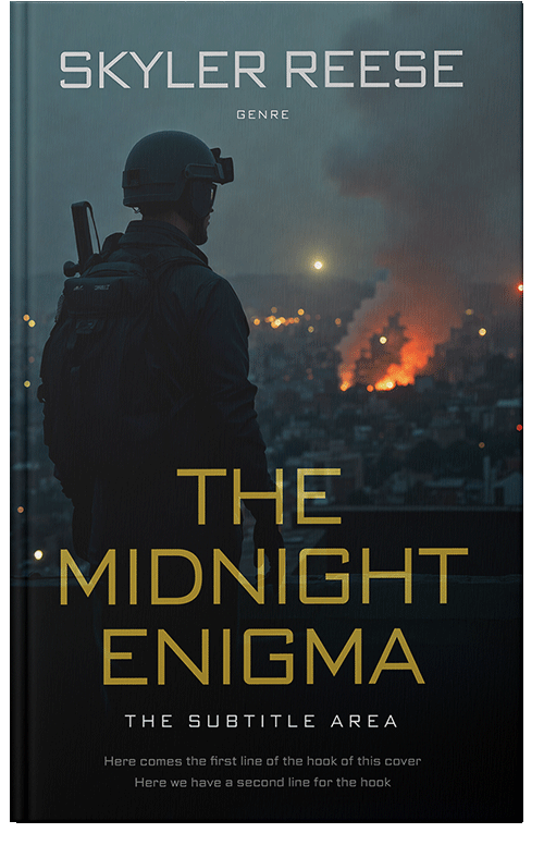 Front view of Bunker #33862 - Premade Apocalyptica Book Cover