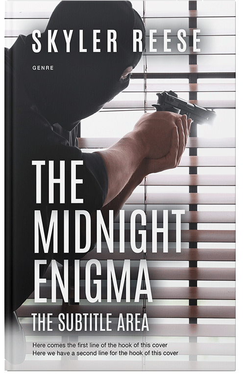 Front view of Premade Mystery & Thriller & Suspense Book Cover - Bon Jour