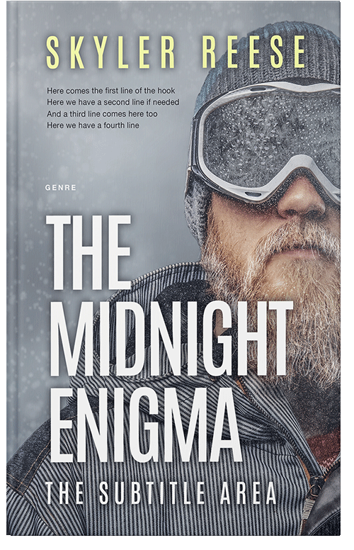 Front view of Premade Mystery & Thriller & Suspense Book Cover - Oslo Gray