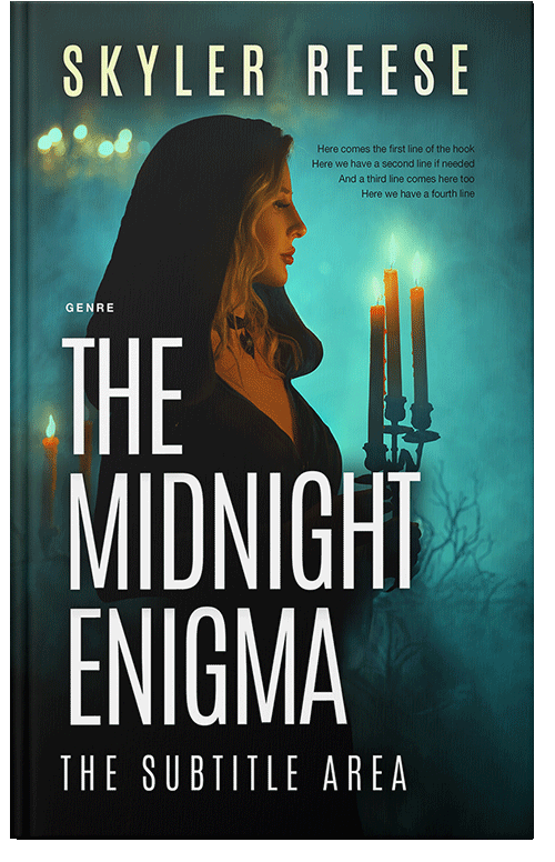 Front view of Aztec #33886 - Premade Paranormal & Urban Book Cover