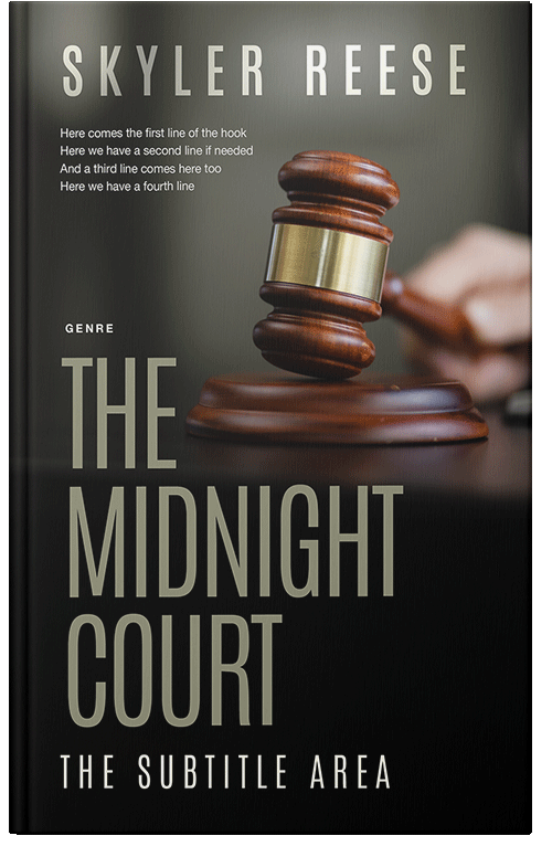 Front view of Napa #33889 - Premade Mystery & Thriller & Suspense Book Cover