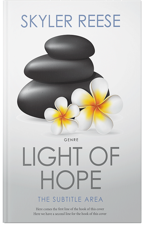 Front view of Premade Health & Mind & Body Book Cover - Quill Gray