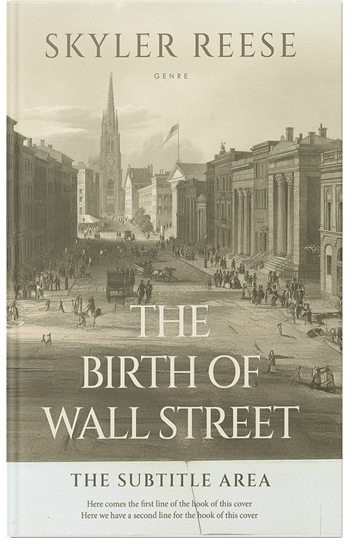 Front view of Tana #33922 - Premade Historical Book Cover