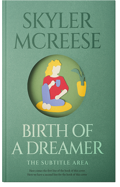 Front view of Premade Self-Improvement & Self-Help Book Cover - Oxley