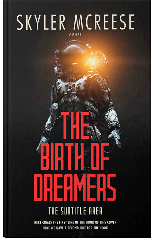 Front view of Terracotta #33943 - Premade Science Fiction Book Cover