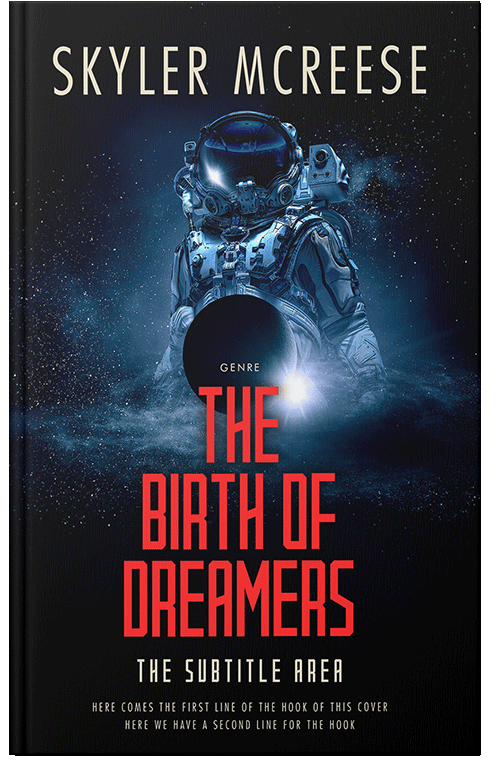 Front view of Premade Science Fiction Book Cover - Sunglo