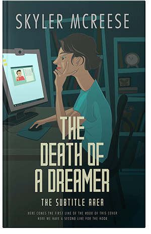 Pre Made Book Cover Timber Green