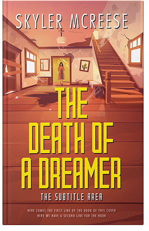 Pre Made Book Cover Medium Carmine