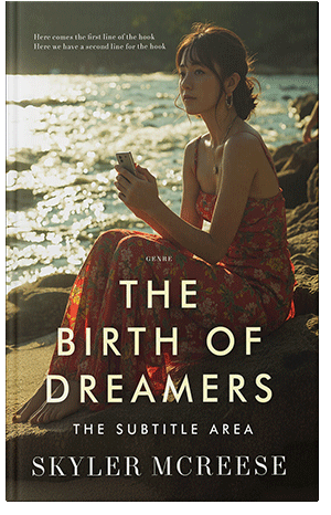 Pre Made Book Cover Black Marlin