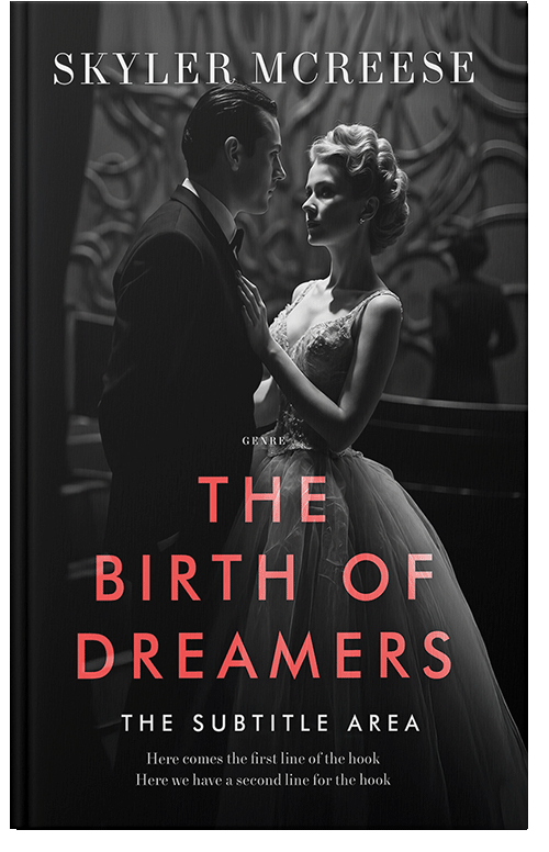 Front view of Cod Gray #33977 - Premade Romance Book Cover