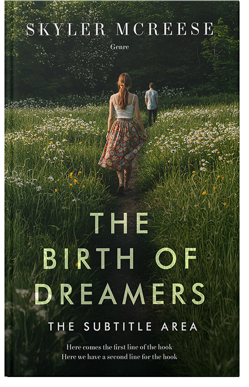 Front view of Seaweed #33985 - Premade Historical Book Cover