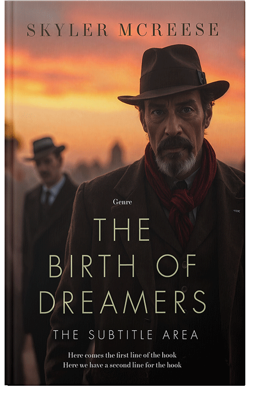 Front view of Premade Mystery & Thriller & Suspense Book Cover - Di Serria