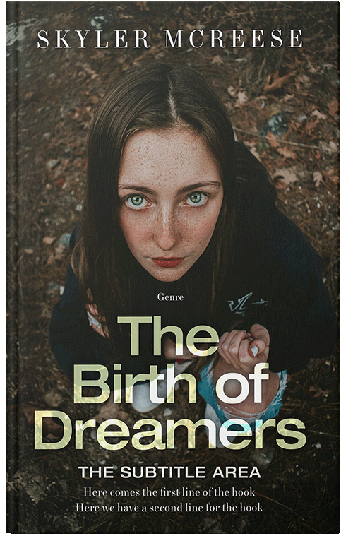 Front view of Premade Teen & Young Adult Book Cover - Rangoon Green