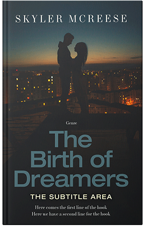 Pre Made Book Cover Outer Space